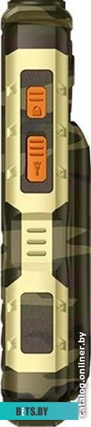Мобильный телефон BQ-Mobile BQ-2430 Tank Power (камуфляж/золотистый)