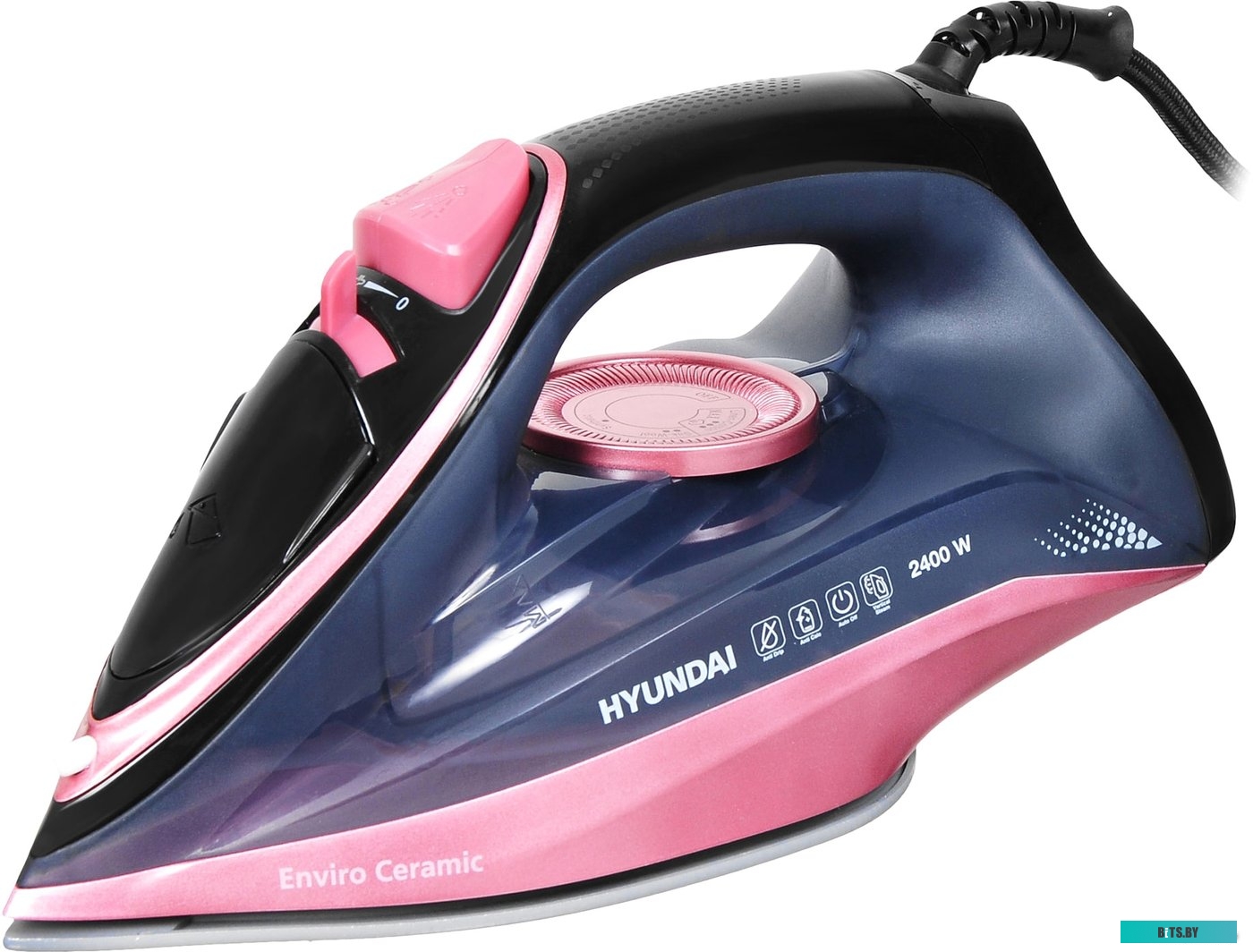 H-SI01623 Утюг Hyundai H-SI01623 2400Вт черный/розовый