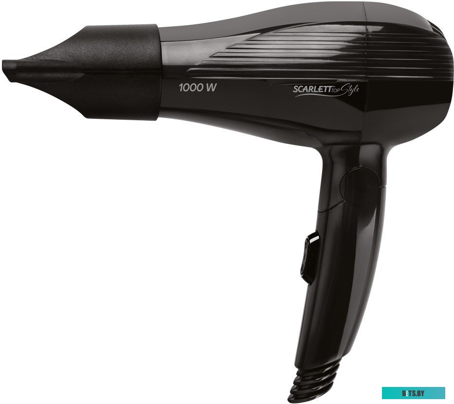 HD70IT23 Фен SCARLETT SC-HD70IT23, дорожный, 850Вт, черный