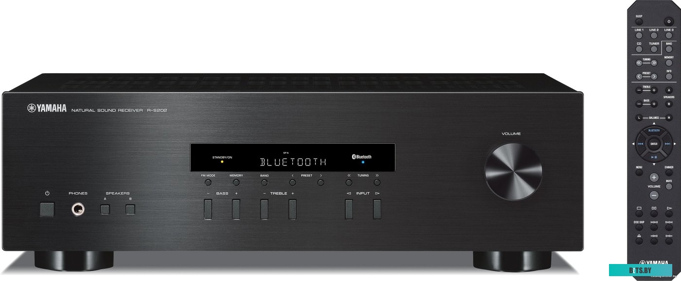 Стереоресивер Yamaha R-S202 (черный)