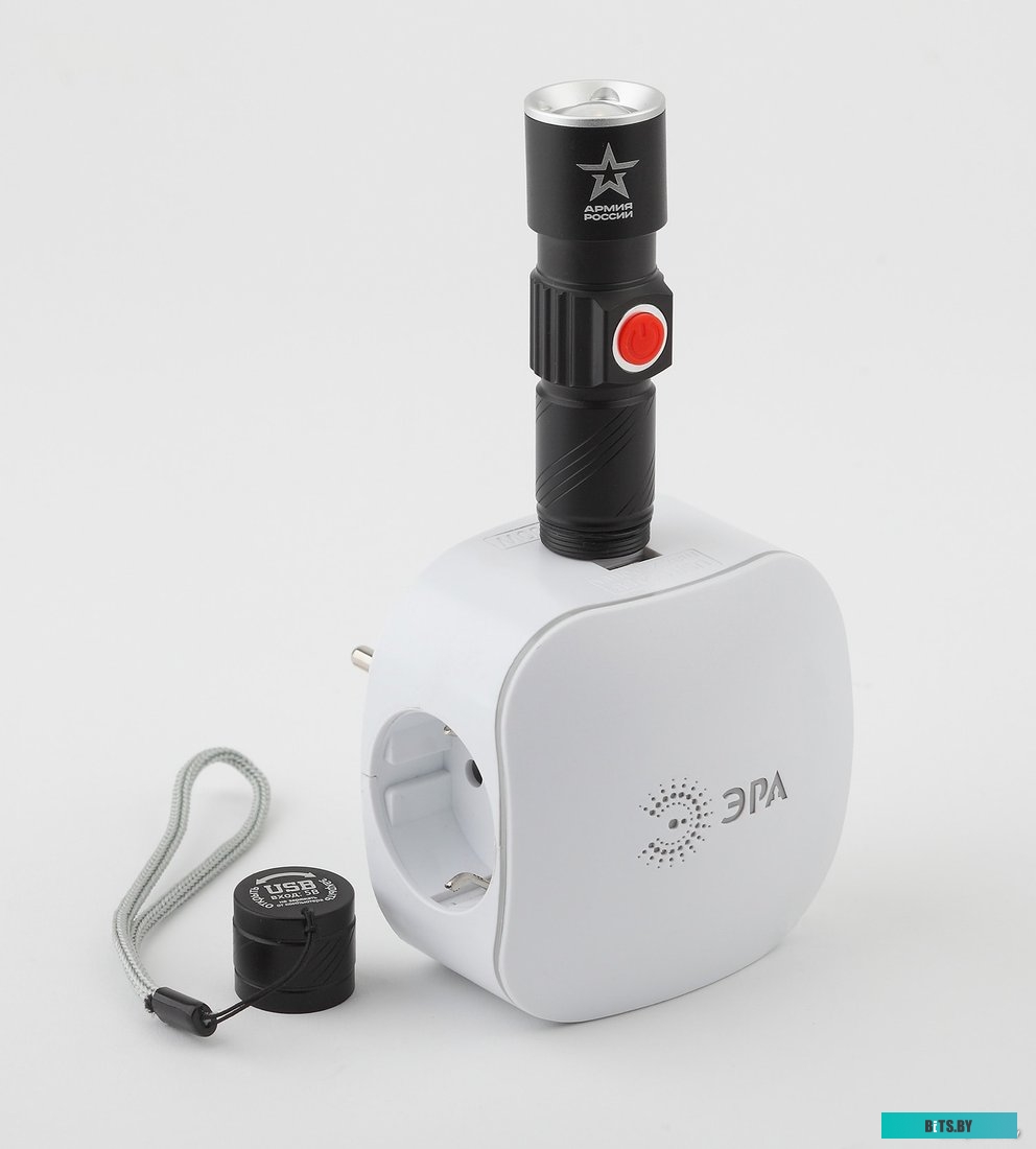 Б0030191 Фонарь ручной Эра MA-601 черный 3Вт лам.:светодиод. (Б0030191)