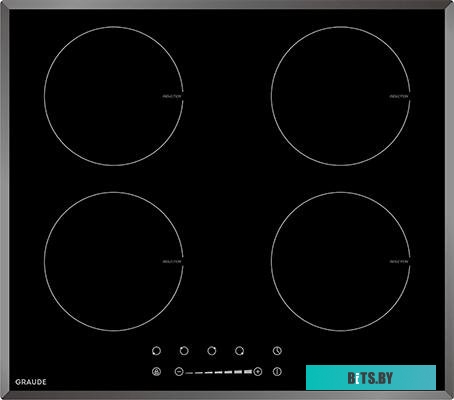 IK 60.1 F Встраиваемые индукционные панели Graude/ Индукционная,  590 х 62 х 520 мм, индукционная, Сенсорное управление, Исполнение: facette,  9 ступе