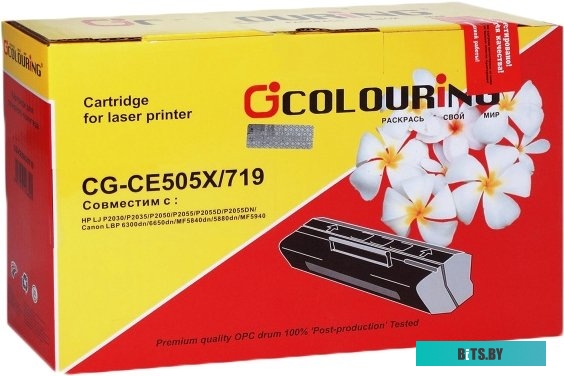 Картридж Colouring CG-CE505X/719 (аналог HP CE505X, Canon Cartridge 719)