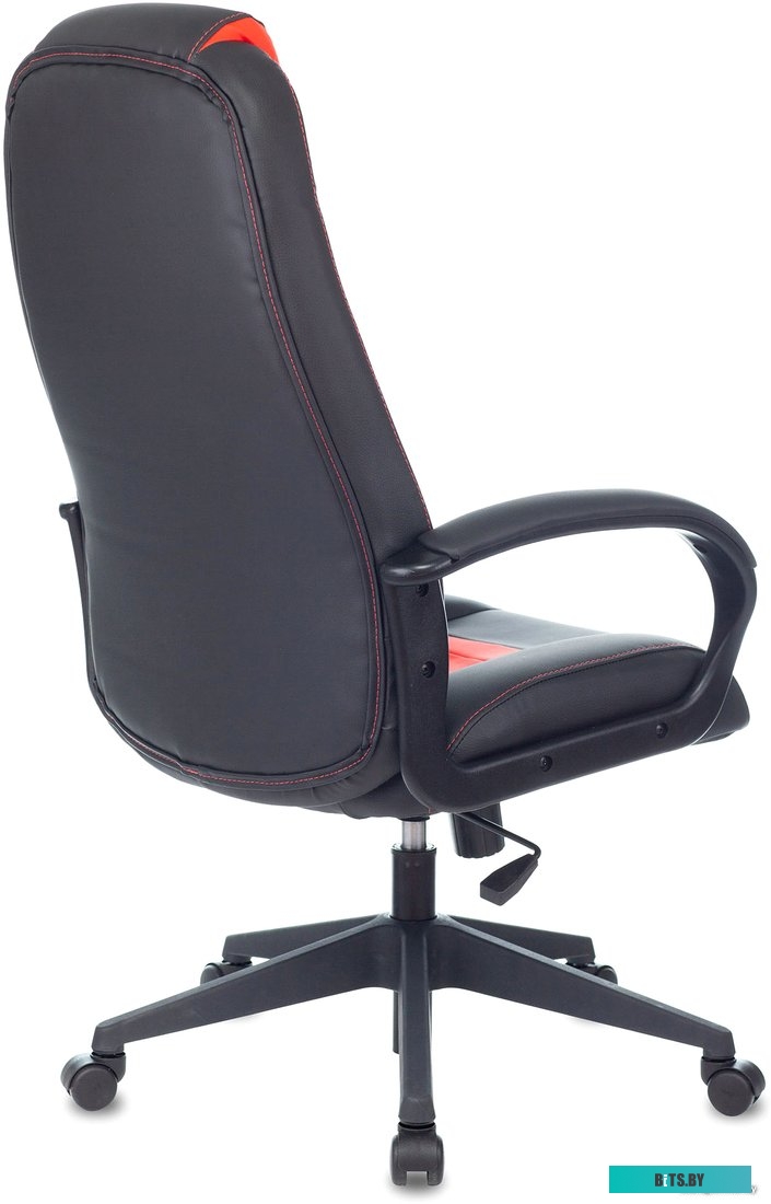 Кресло Бюрократ ZOMBIE 8 RED (черный/красный эко.кожа крестовина пластик)