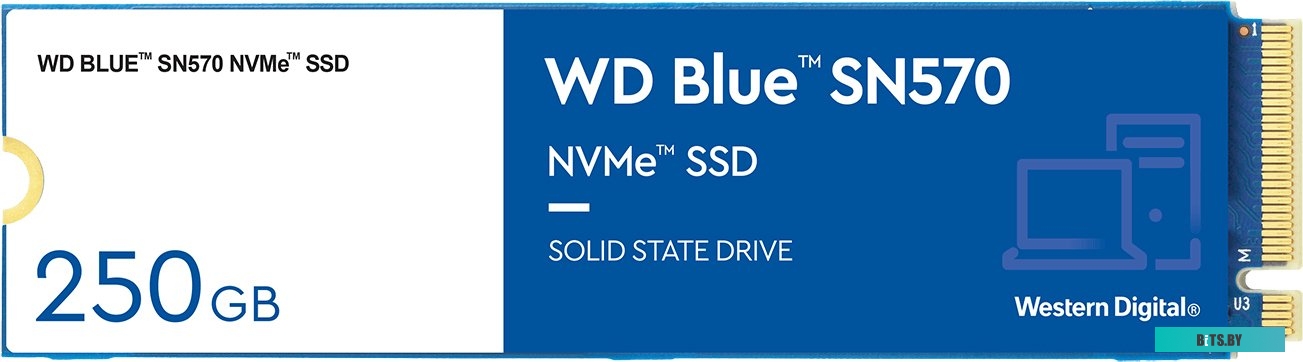 SSD Накопитель WD Blue SN570 250GB WDS250G3B0C