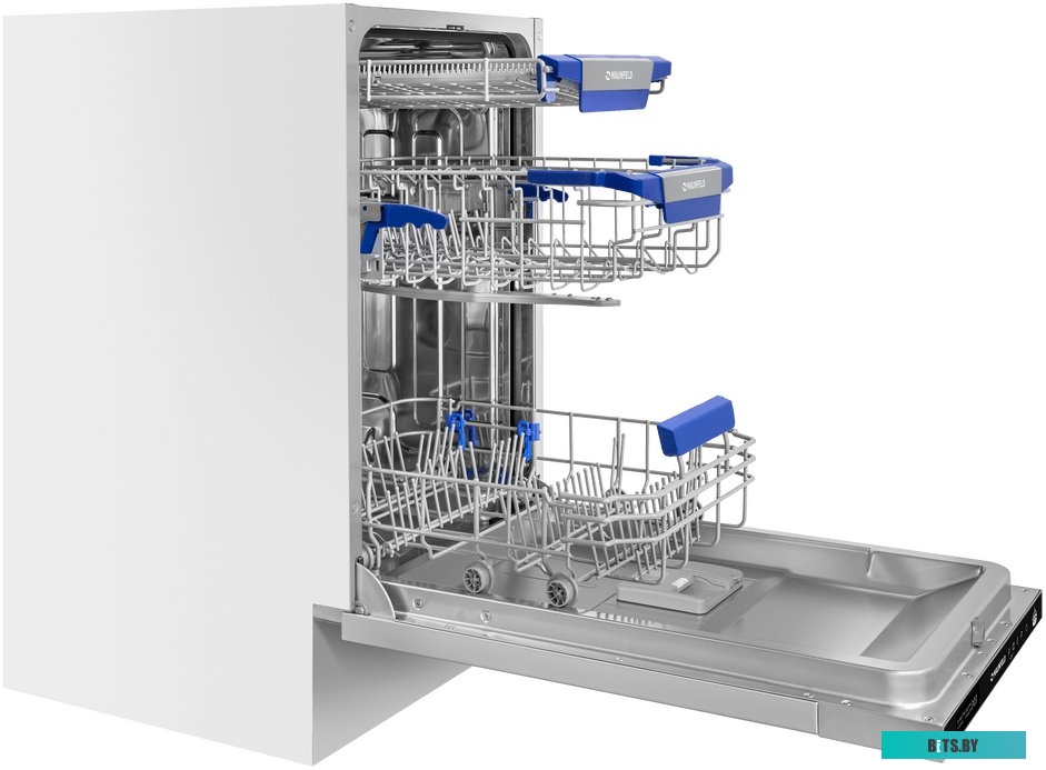 КА-00012695 Холодильник двухкамерный MAUNFELD MFF177NFW No Frost, Side by Side, инверторный белый