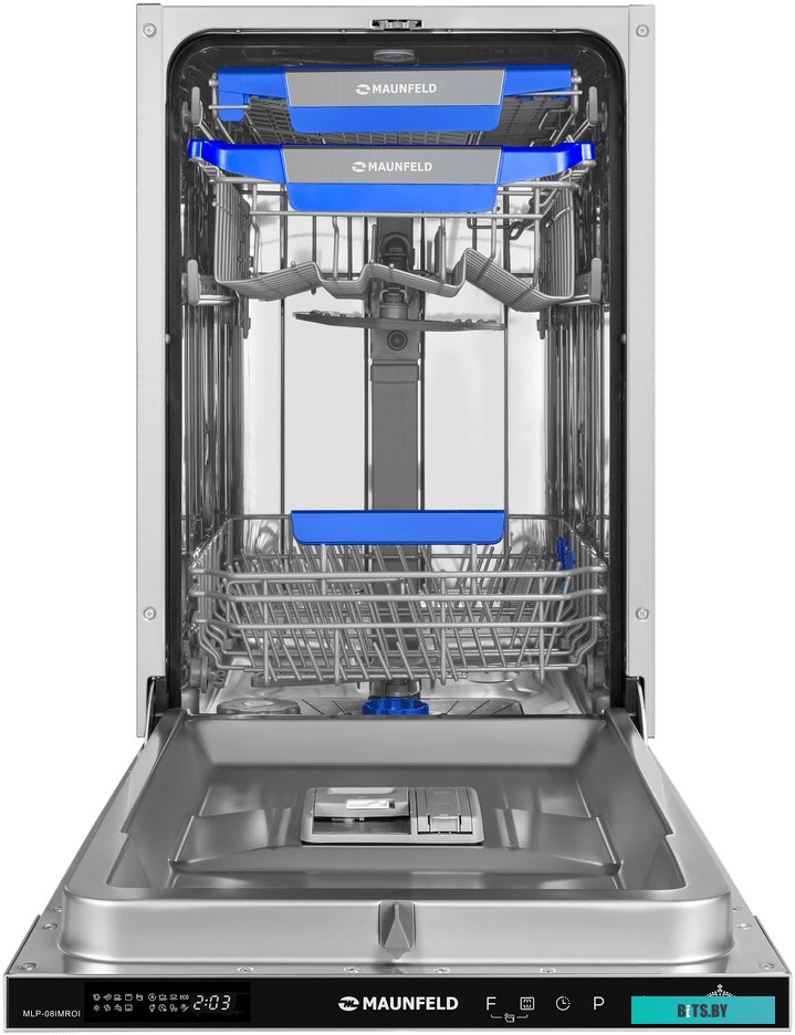КА-00012695 Холодильник двухкамерный MAUNFELD MFF177NFW No Frost, Side by Side, инверторный белый
