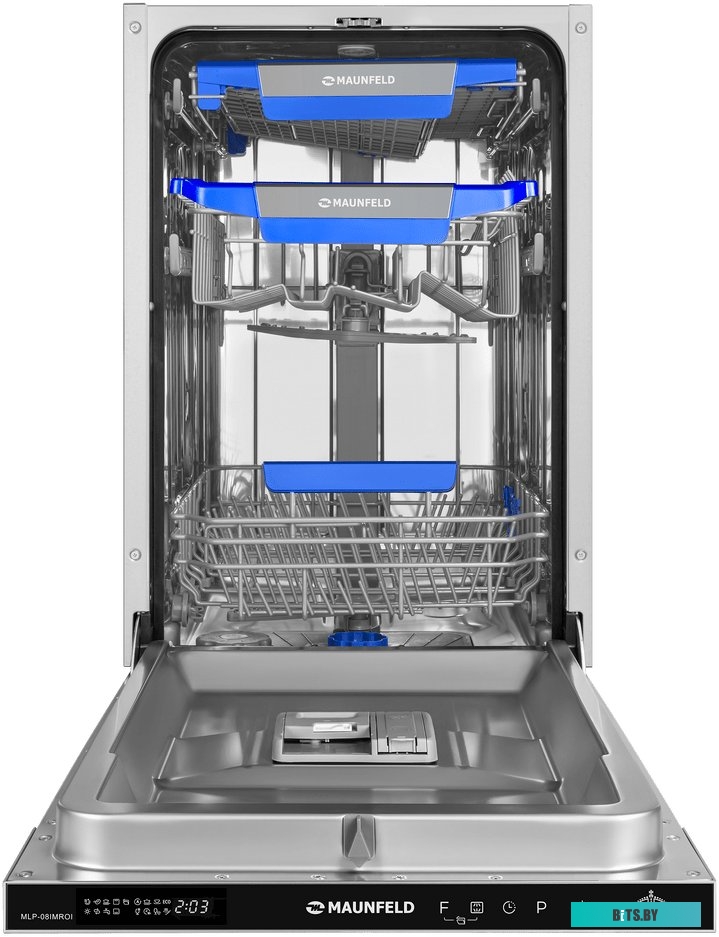КА-00012695 Холодильник двухкамерный MAUNFELD MFF177NFW No Frost, Side by Side, инверторный белый