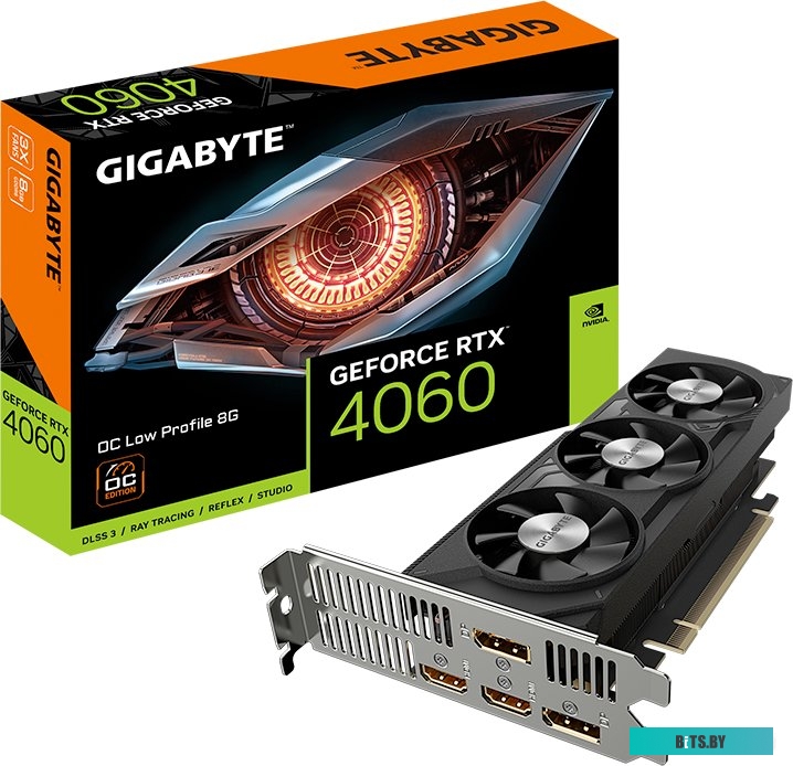 Видеокарта Gigabyte GeForce RTX 4060 OC Low Profile 8GB GV-N4060OC-8GL
