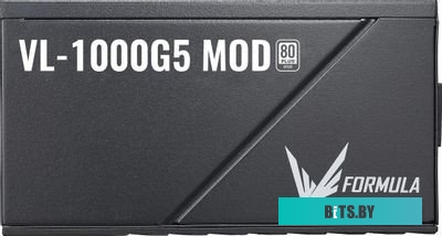 VL-1000G5 Блок питания Formula ATX 1000W VL-1000G5 MOD Gen.5 80+ gold (20+4pin) APFC 140mm fan lt.blue LED 9xSATA Cab Manag RTL