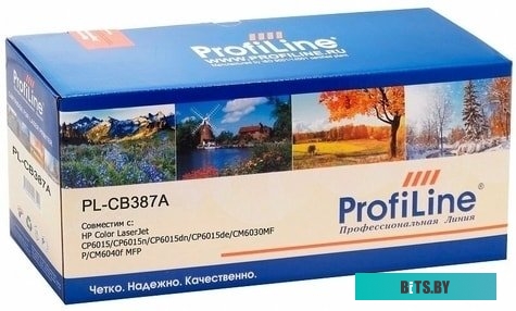 Картридж ProfiLine PL-CB387A для принтеров HP ColorLaserJet CP6015/CP6015n/CP6015dn/CP6015de/CP6015x/CP6015xh/CM6030 MFP/CM6040f MFP 35000копийMagenta