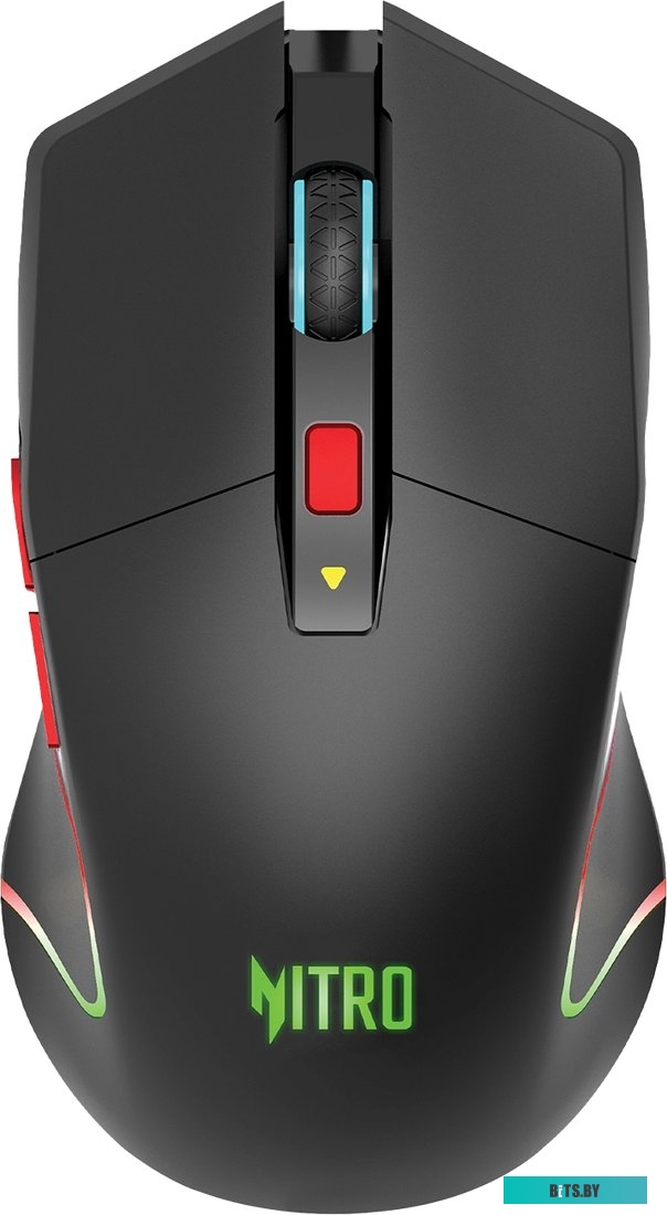 ZL.MCECC.01Z Мышь Acer Nitro OMR304 черный оптическая (3200dpi) беспроводная BT/Radio USB (6but)