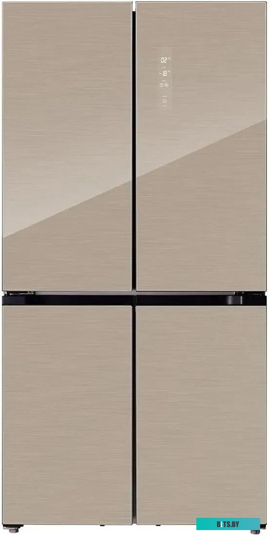 CHHE000024 Холодильник Lex LCD505GIGID 3-хкамерн. золотистый стекло