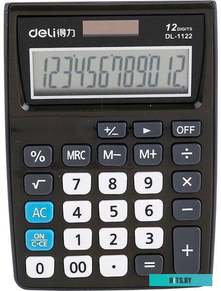 Калькулятор настольный Deli E1122/GREY