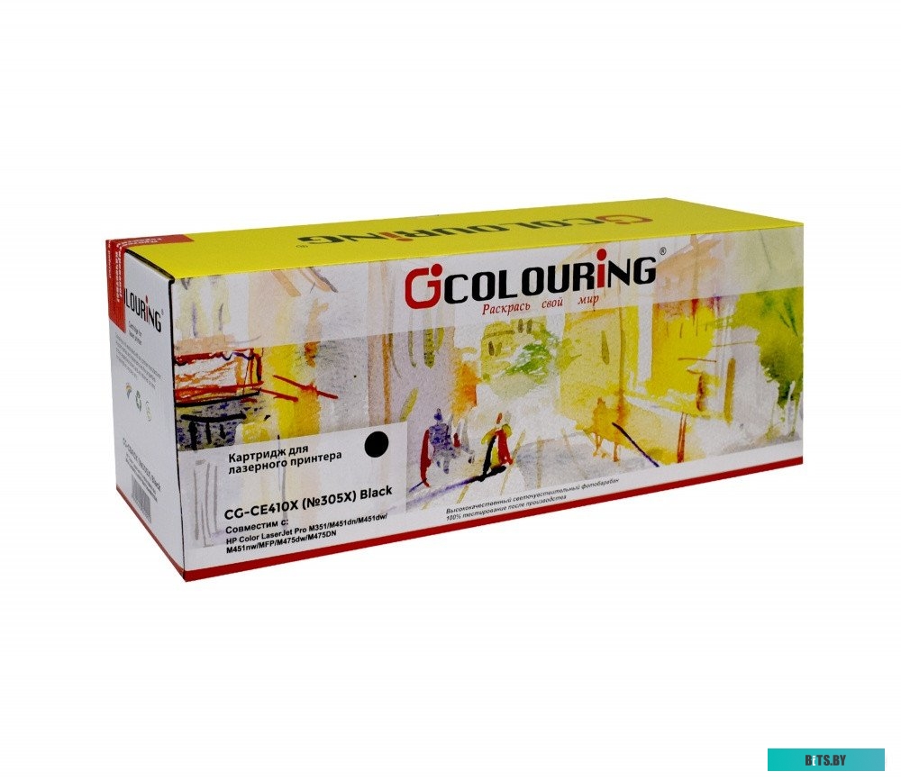 Тонер-картридж Colouring CG-CE410X (аналог HP 305X (CE410X))