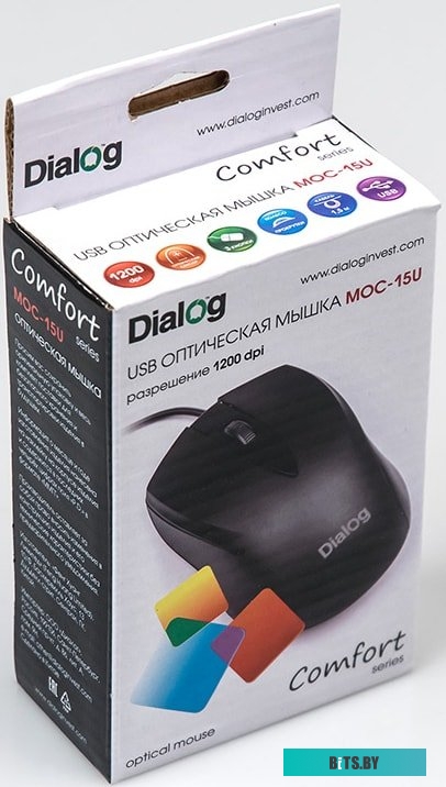 Мышь Dialog Comfort MOC-15U