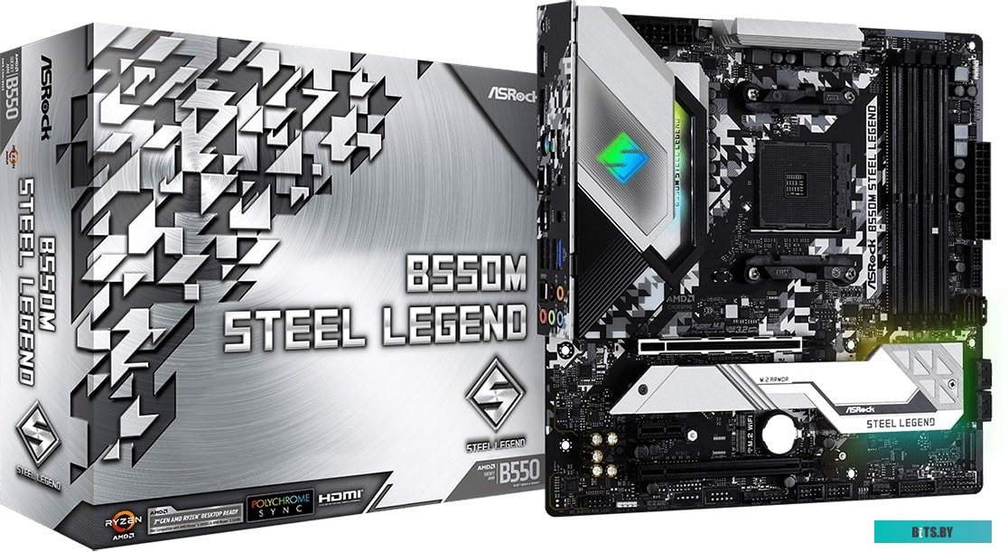 Материнская плата ASRock B550M Steel Legend