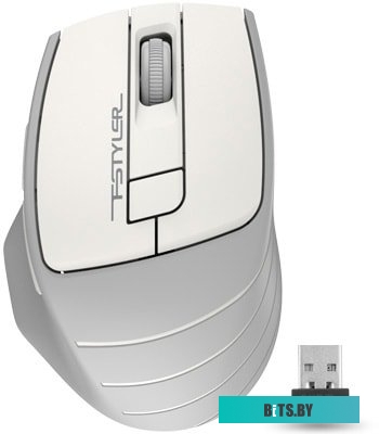 Мышь A4Tech Fstyler FG30S (серый/белый)