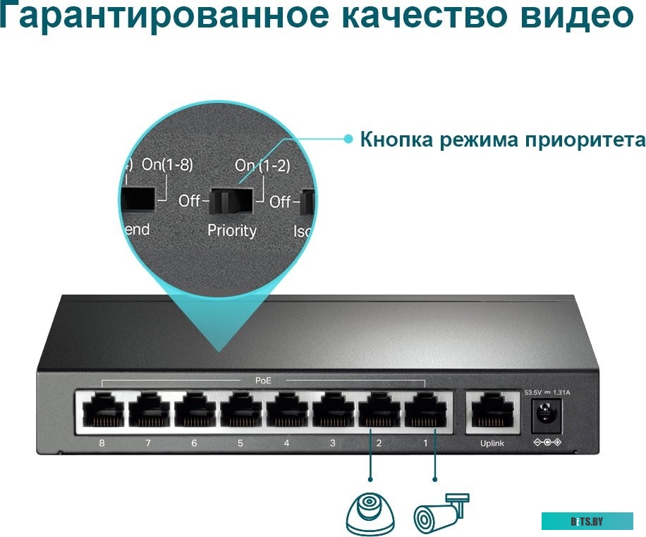 Коммутатор TP-Link TL-SF1009P