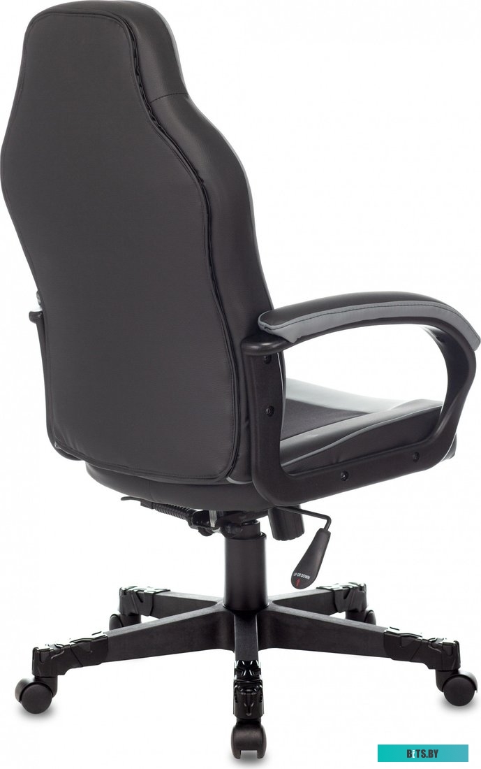 Кресло Бюрократ ZOMBIE GAME 17 GREY (черный/серый)