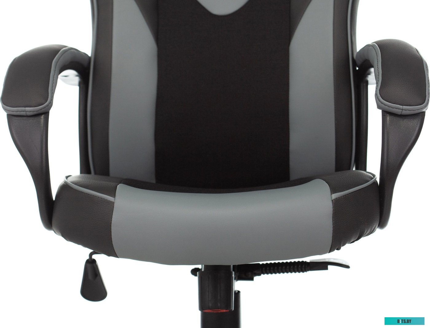 Кресло Бюрократ ZOMBIE GAME 17 GREY (черный/серый)