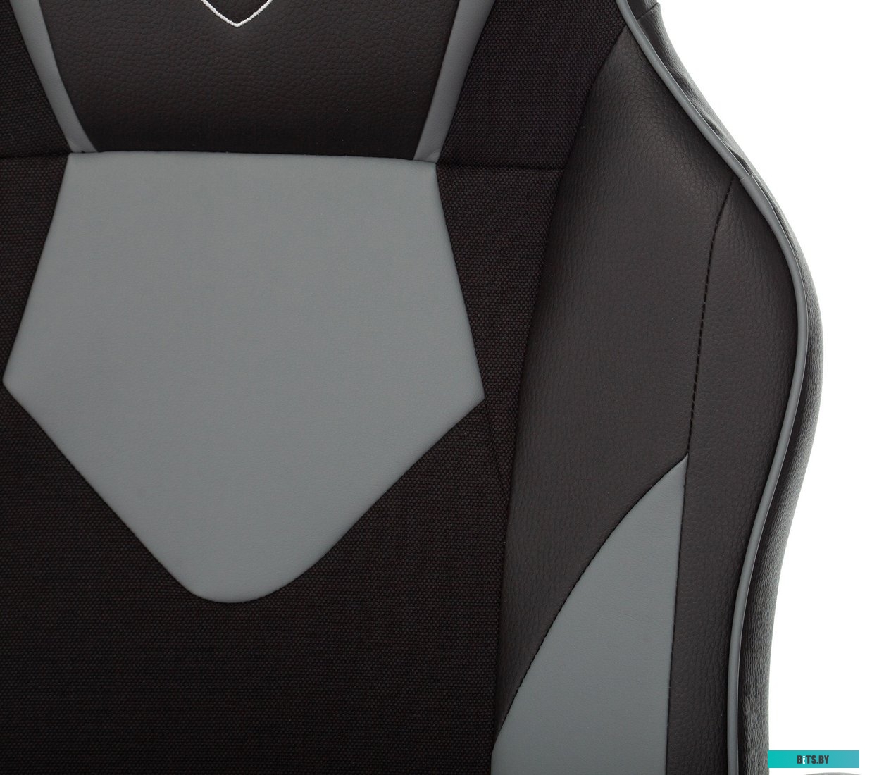 Кресло Бюрократ ZOMBIE GAME 17 GREY (черный/серый)