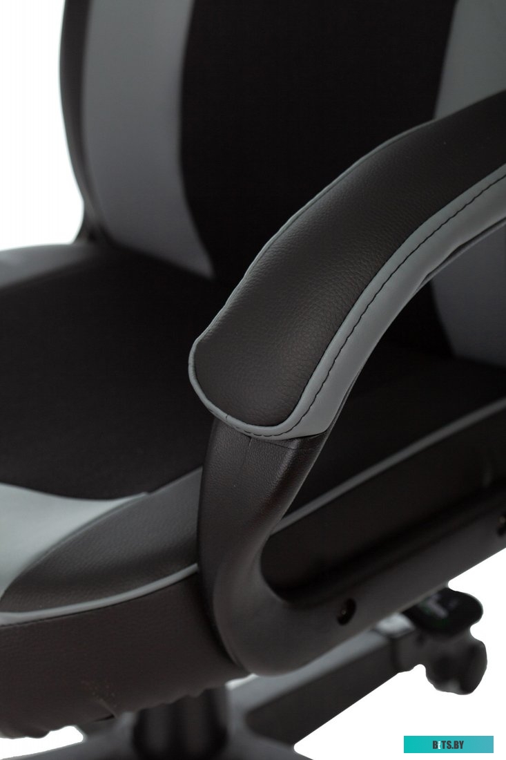 Кресло Бюрократ ZOMBIE GAME 17 GREY (черный/серый)