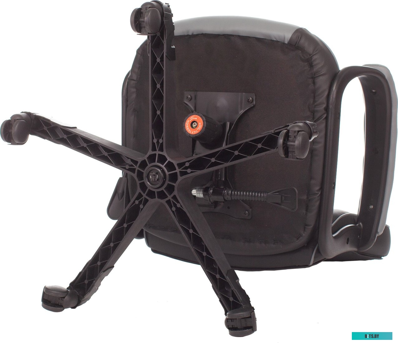 Кресло Бюрократ ZOMBIE GAME 17 GREY (черный/серый)