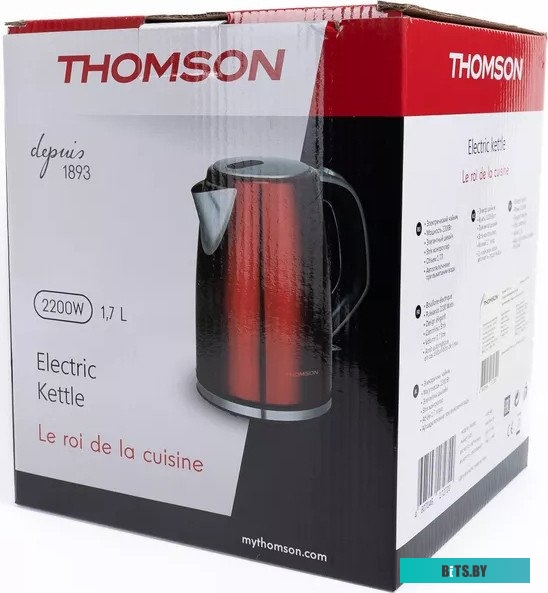 K30E-4001 Чайник K30E-4001 RED 1.7L THOMSON
