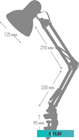 Настольная лампа Ultraflash UF-312P С01 (белый) <12894>