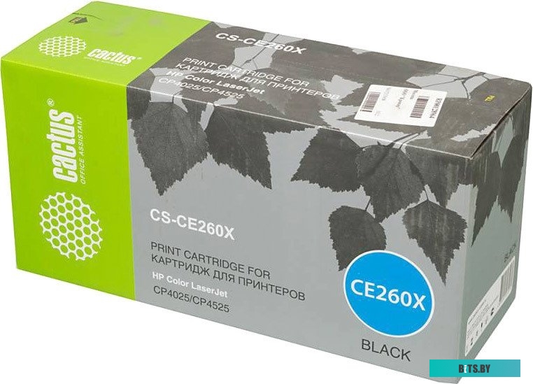 Картридж Cactus CS-CE260X (аналог HP CE260X)