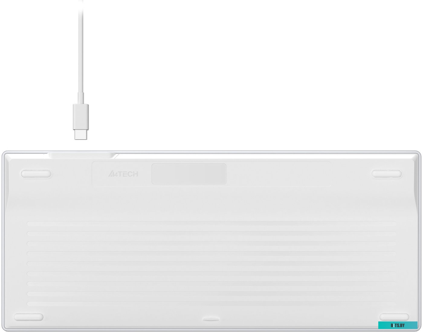 Клавиатура A4Tech Fstyler FX61 (серебристый/белый)