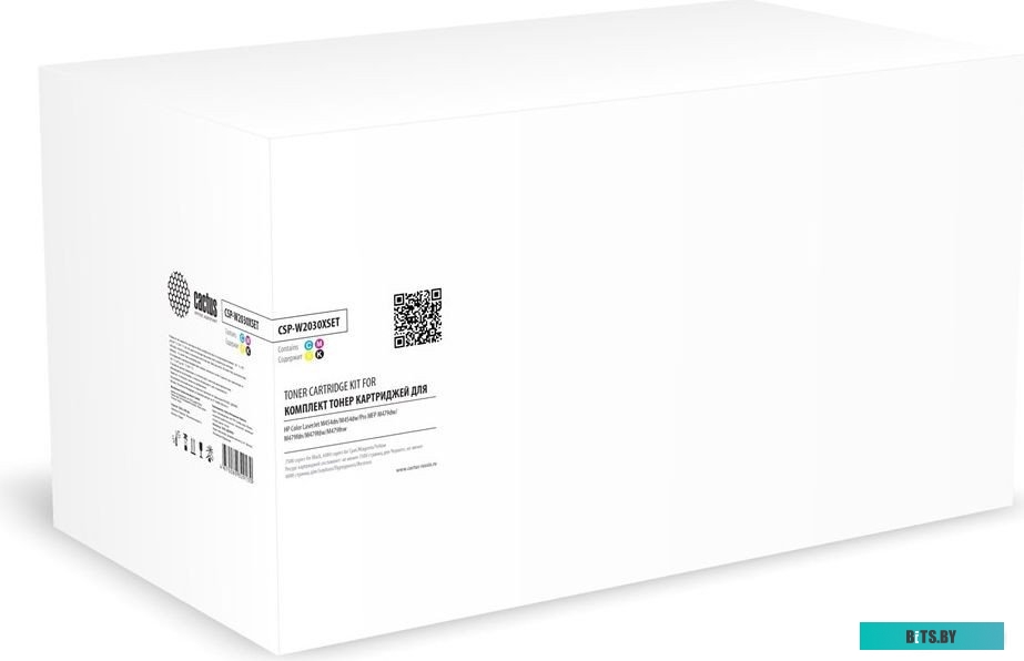 Картридж лазерный Cactus CSP-W2030XSET 415X черный/пурпурный/желтый/голубой набор x4упак. для HP CLJ M454dn/M454dw/Pro MFP M479dw/M479fdn/M479fdw