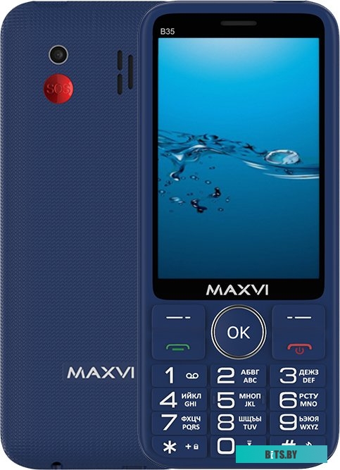 Мобильный телефон Maxvi B35 (синий)