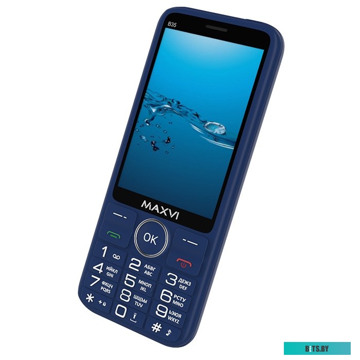 Мобильный телефон Maxvi B35 (синий)