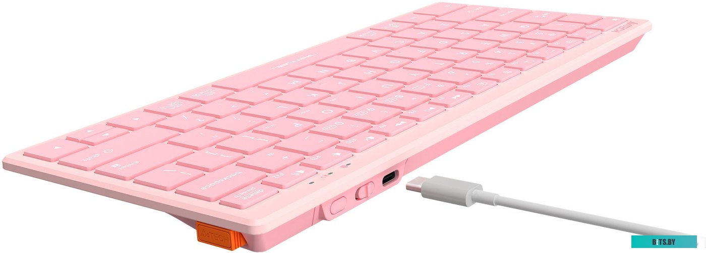 Клавиатура A4Tech Fstyler FBX51C (розовый)