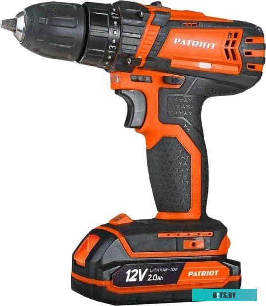 180201412 Дрель-шуруповерт Patriot THE ONE BR 104Li, 1.5Ач,  с двумя аккумуляторами [180201412]