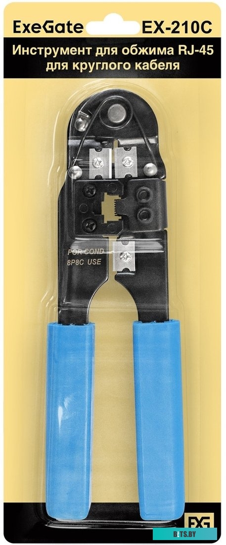 EX293157RUS ExeGate <EX-210C> Инструмент для обжима RJ-45 <EX293157RUS>