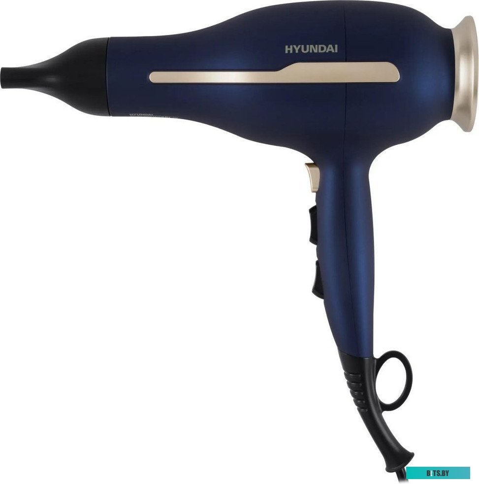 H-HDI0758 Фен Hyundai H-HDI0758, 2400Вт, синий и золотистый