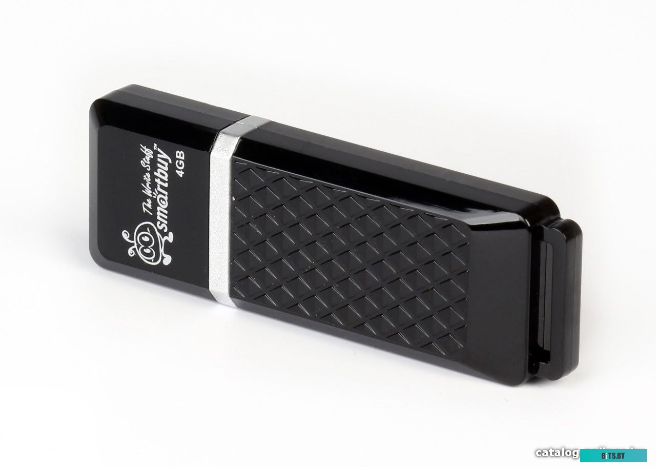 USB накопитель (Флешка) Smart Buy 4GB Quartz (SB4GBQZ-K)
