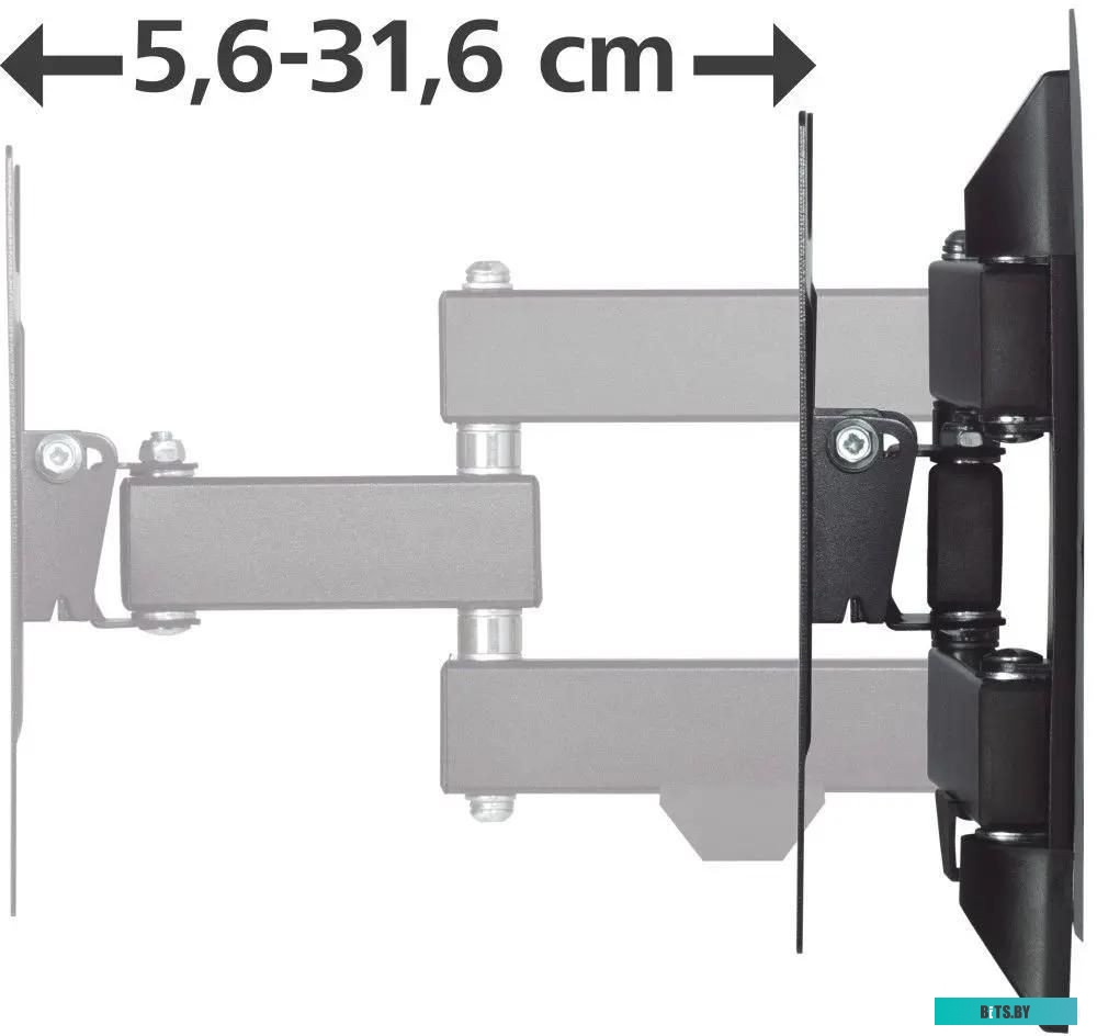 Кронштейн для телевизора Hama 00220822 черный 19"-48" макс.20кг