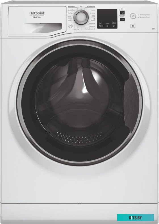 869991644540 Стиральная машина Hotpoint NUS 5015 H RU класс: A загр.фронтальная макс.:5кг белый