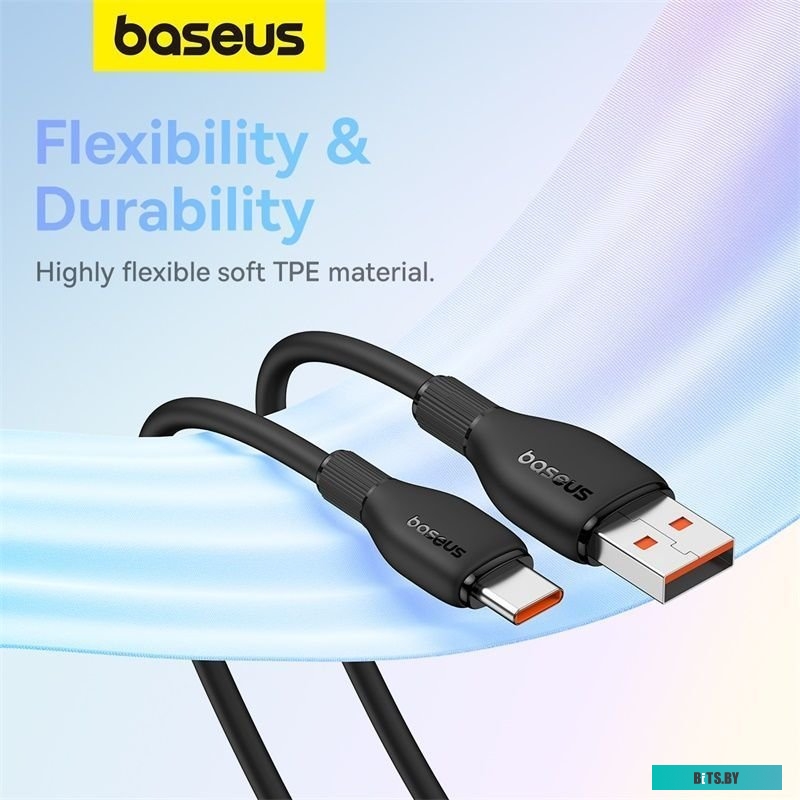 Baseus Pudding Series USB Type-A - USB Type-C (1.2 м, черный)