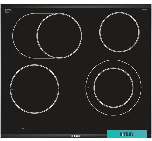 PKN675DP1D Электрическая варочная панель Bosch PKN675DP1D,  Hi-Light,  независимая,  черный