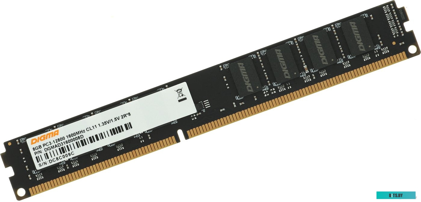 Оперативная память Digma DDR3 8GB DGMAD31600008D