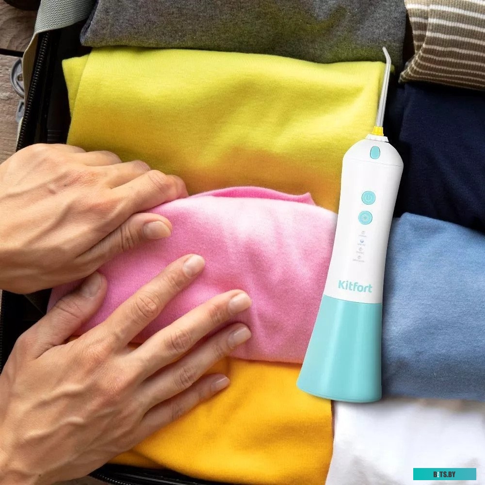 KT-2958-3 Ирригатор для полости рта Kitfort KT-2958-3 (бело-бирюзовый)