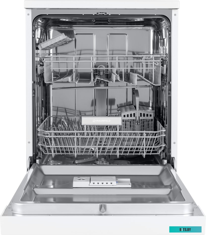УТ000010683 Посудомоечная машина MAUNFELD MWF12S,  полноразмерная, напольная, 59.8см, загрузка 12 комплектов, белая [ут000010683]