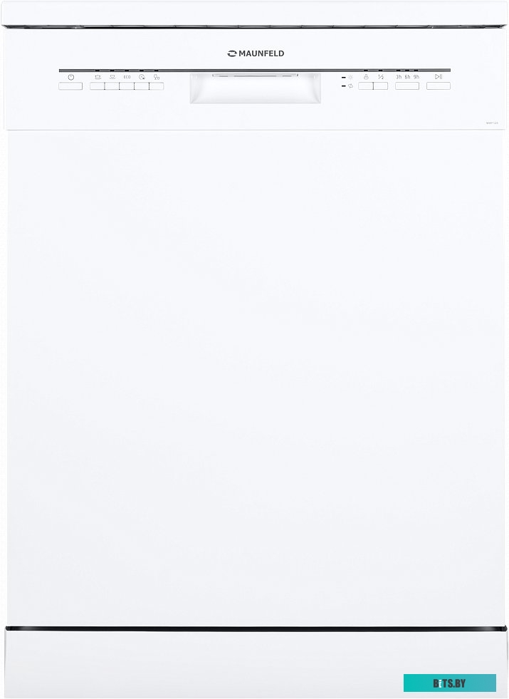 УТ000010683 Посудомоечная машина MAUNFELD MWF12S,  полноразмерная, напольная, 59.8см, загрузка 12 комплектов, белая [ут000010683]