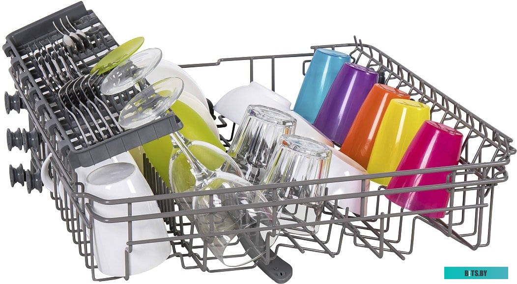 УТ000010683 Посудомоечная машина MAUNFELD MWF12S,  полноразмерная, напольная, 59.8см, загрузка 12 комплектов, белая [ут000010683]