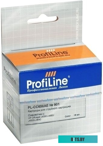 ProfiLine Картридж PL-CC656AE № 901XL для принтеров HP Officejet J4580/J4680/J4500/J4640 Color водные